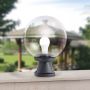 Fumagalli Disma FMG-DISMA-GLOBE-BLK Pouliční lampa 1x23W/E27 IP55