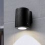Fumagalli Franca FMG-FRANCA90-BLK Nástěnná lampa 1x6W/GU10 4000K-2700K 366lm IP55