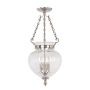 Elstead Lighting FINSBURY PARK FP-P-M-POL-NCKL Závěsná lampa 3x60W/E14