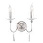 Elstead Lighting FINSBURY PARK FP2-POL-NICKEL Nástěnná lampa 2x60W/E14