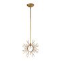 Gilded Nola Sun King GN-SUN-KING-P-G Závěsná lampa 1x60 W/E27