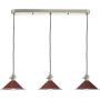 Dar Lighting Hadano HAD3661-08 Závěsná lampa 3x40w/e14 ip20