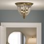 Hinkley Lighting CAMBRIDGE HK-CAMBRIDGE-F-B Stropní lampa 3x60W/E14