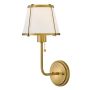 Hinkley Lighting Clarke HK-CLARKE1-DBR-OW Nástěnná lampa 1x40W/E27 IP20