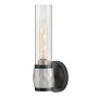 Hinkley Lighting Ellison HK-ELLISON1-BK-BN Nástěnná lampa 1x40W/E27 IP44