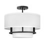 Hinkley Lighting Graham HK-GRAHAM-M-BK Stropní lampa 3x40 W/E14