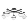 Hinkley Lighting Hollis HK-HOLLIS-5-O-BK Stropní lampa 5x40 W/E14 ip44