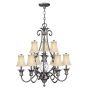 Hinkley Lighting PLANTATION HK-PLANT10-PL Lustr 10x60W/E14