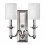 Hinkley Lighting SUSSEX HK-SUSSEX2 Nástěnná lampa 2x60W/E14