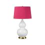 Elstead Lighting Isla ISLA-AB-TL-CRANBERRY Stolní lampa 1x60 W/E27