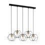 Italux AINA PND-74889-5-BK Závěsná lampa 5x40W/E27 IP20