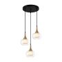 Italux KONILA PND-99709-3A-BRO-CL Závěsná lampa 3x10W/G9 IP20