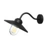 Elstead Lighting KLAMPENBORG KLAMPENBORG-BK Nástěnná lampa 1x60W/E27 IP44