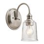 Elstead Lighting WAVERLY KL-WAVERLY1-CLP Nástěnná lampa 1x60W/E27