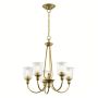 Elstead Lighting WAVERLY KL-WAVERLY5-NBR Lustr 3x60W/E27