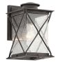 Kichler ARGYLE KL-ARGYLE2-S Nástěnná lampa 1x75W/E27 IP44