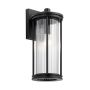 Kichler Barras KL-BARRAS2-M-BK Kinkiet 1x40W/E27 IP44