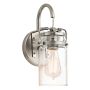 Kichler BRINLEY KL-BRINLEY1-NI Nástěnná lampa 1x60W/E27