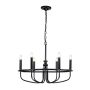 Kichler Capitol Hill KL-CAPITOL-HILL6-BLK Lustr 6x40 W/E14