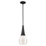 Kichler Deela KL-DEELA-P-BK Závěsná lampa 1x60W/E27 IP20