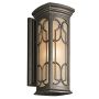 Kichler FRANCEASI KL-FRANCEASI-M Nástěnná lampa 1x60W/E27 IP44