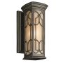 Kichler FRANCEASI KL-FRANCEASI-S Nástěnná lampa 1x60W/E27 IP44