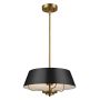 Kichler Luella KL-LUELLA-3P-BKB Závěsná lampa 3x40W/E14 IP20