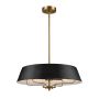 Kichler Luella KL-LUELLA-4P-BKB Závěsná lampa 4x40W/E14 IP20
