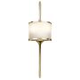 Kichler MONA KL-MONA-S-PB Nástěnná lampa 2x3,5W/G9 320LM IP44