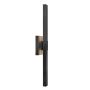 Kichler Nocar KL-NOCAR-L-BK Nástěnná lampa 1x39W/LED 3000K 1800lm IP44