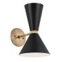 Kichler Phix KL-PHIX-1W-CBB Nástěnná lampa 2x40W/E27 IP20