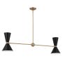 Kichler Phix KL-PHIX-2-LINEAR-CBB Závěsná lampa 4x40W/E27 IP20