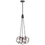 Kichler ROCKLYN KL-ROCKLYN3-RS Závěsná lampa 3x60W/E27