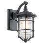 Kichler ROYAL MARINE KL-ROYAL-MARINE2-S Nástěnná lampa 1x60W/E27 IP44