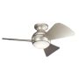 Kichler Sola KLF-SOLA-34-BN Wentylator 1x10W/LED 3000K 1116 lm IP23