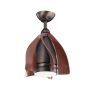 Kichler Terna KLF-TERNA-15-BB Wentylator 1x10W/LED 3000K 1116 lm IP20