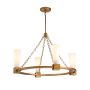 Elstead Lighting Kristy KRISTY4-DG-OPAL Lustr 4x40W/E27 IP20