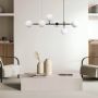 Light Prestige Alisa LP-005/6P BK/WH Závěsná lampa 6x40W/E14 IP20