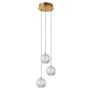 Light Prestige Brillant LP-3303/3P GD Závěsná lampa 3x11W/LED 1080lm IP20