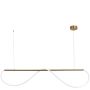 Light Prestige Meleca LP-2345/1P M GD Závěsná lampa 1x36W/LED 3000K|4000K|6000K 4400lm IP20