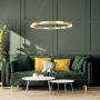 Light Prestige Midway LP-033/1P XL GD Shiny Závěsná lampa 1x65 W/LED 3000K 7050 lm IP20