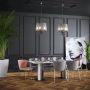 Light Prestige Mona LP-5005/3P czarna Lustr 3x40W/E14 IP20