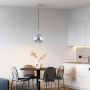 Light Prestige Palla LP-2844/1P S CH Závěsná lampa 1x40W/E14 IP20