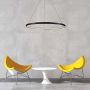 Light Prestige Ring LP-909/1P M BK CCT Závěsná lampa 1x48W/LED 3000K 2400 lm IP20