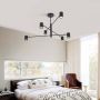 Light Prestige Snow LP-731/6P BK Stropní lampa 6x50W/GU10 IP20