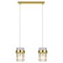 Light Prestige Vetro LP-2910/2L GD Závěsná lampa 2x10W/E14 IP20