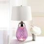 Elstead Lighting LENA LARGE LENA-TL-L-PLUM-OWSS Stolní lampa 1X7W/GU10+1x60W/E27