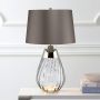 Elstead Lighting LENA SMALL LENA-TL-S-SMOKE Stolní lampa 1X7W/GU10+1x60W/E27