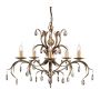 Elstead Lighting LILY LL5-ANT-BRZ Lustr 5x60W/E14