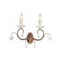 Elstead Lighting LUNETTA LUN2-BRONZE Nástěnná lampa 2x60W/E14